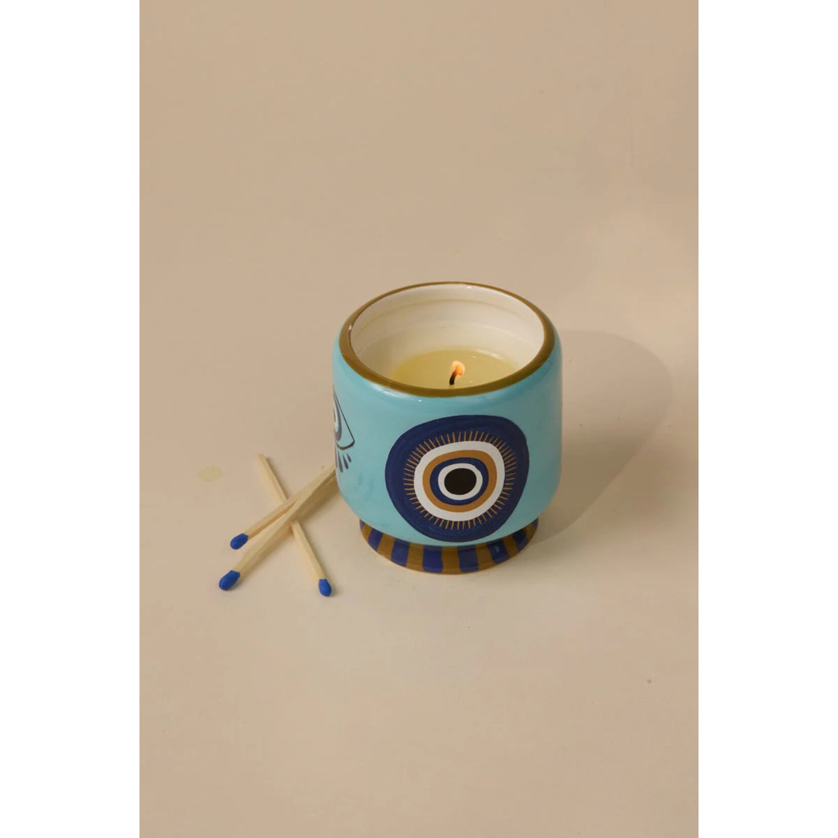 Paddywax A Dopo Ceramic Candle Eye- Incense & Smoke