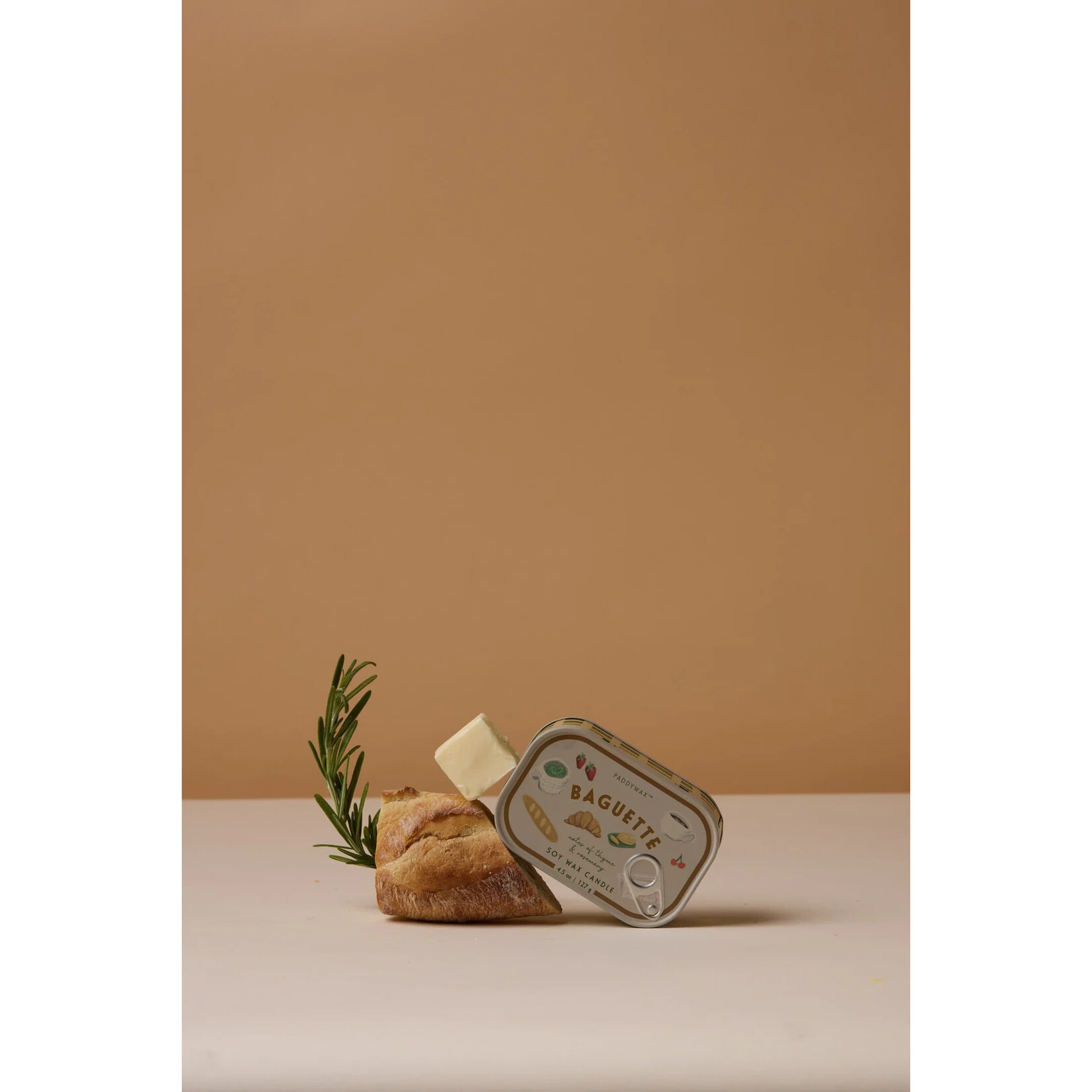 Paddywax Bistro Tin Candle- French Baguette