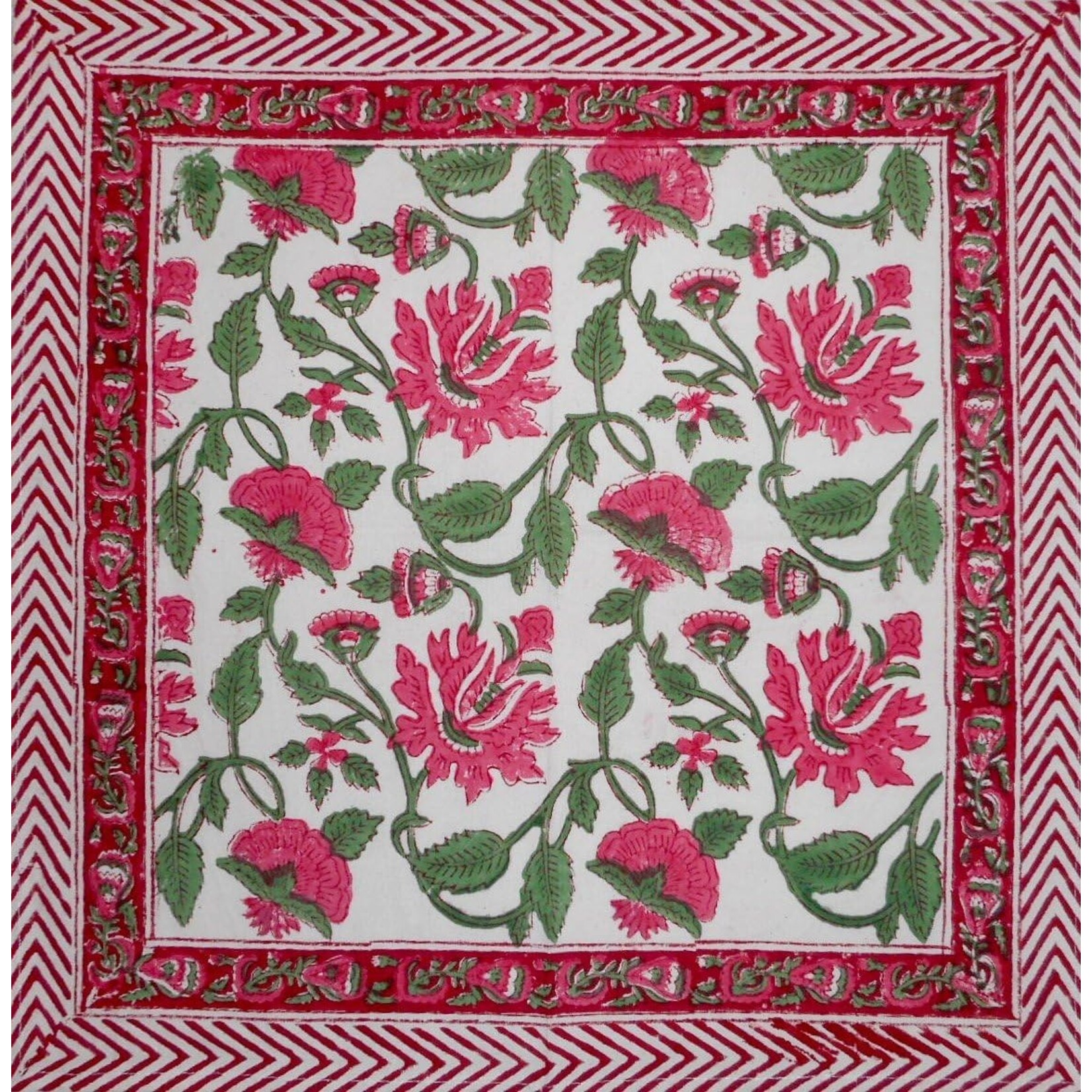 Pretty in Pink Rose Napkin SET OF 4