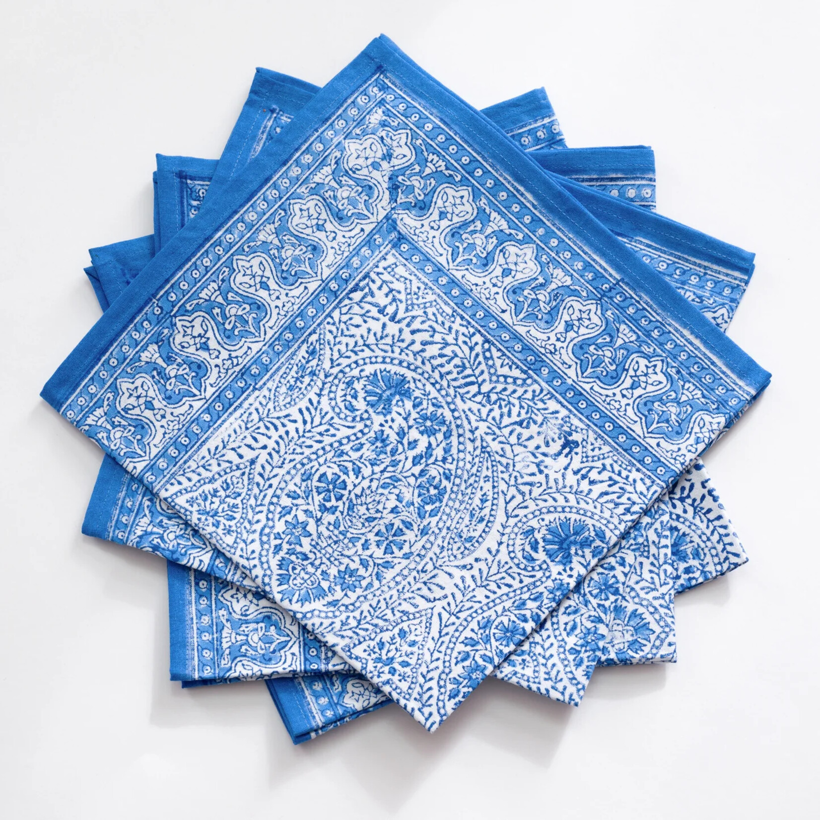 Rajah Paisley Blue Napkin SET OF 4