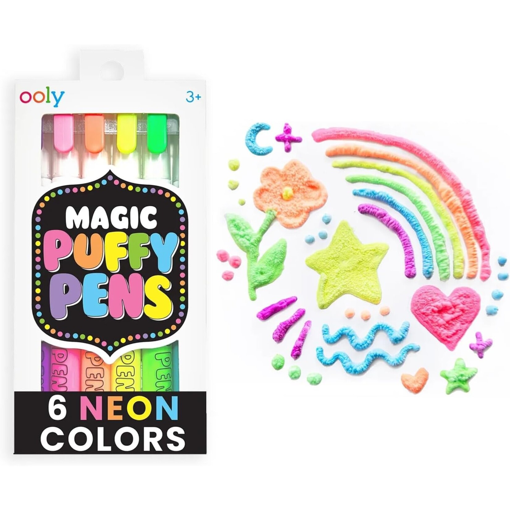 OOLY Magic Neon Puffy Pens