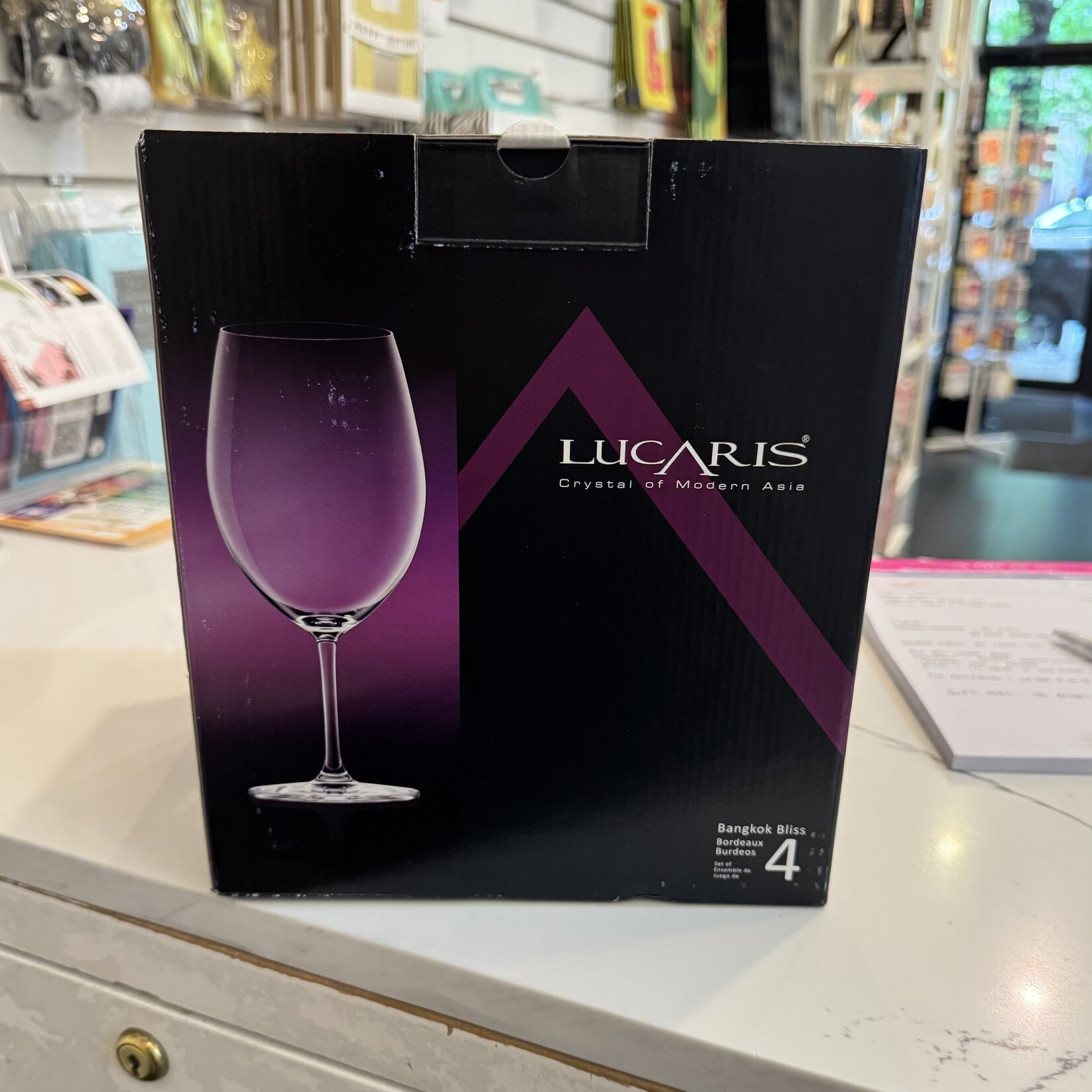 Bangkok Bliss Bordeaux Glasses Set of 4