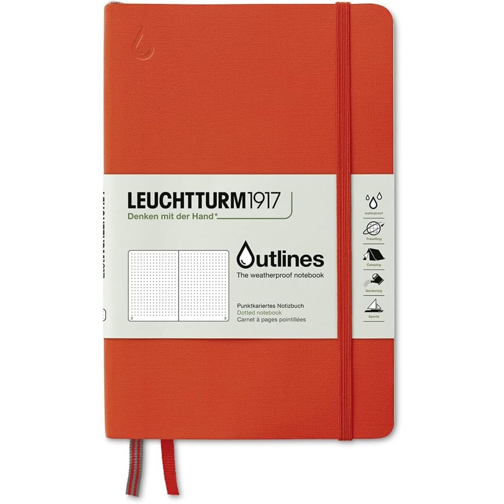 Leuchtturm1917 Outlines Edition Notebook: Signal Orange