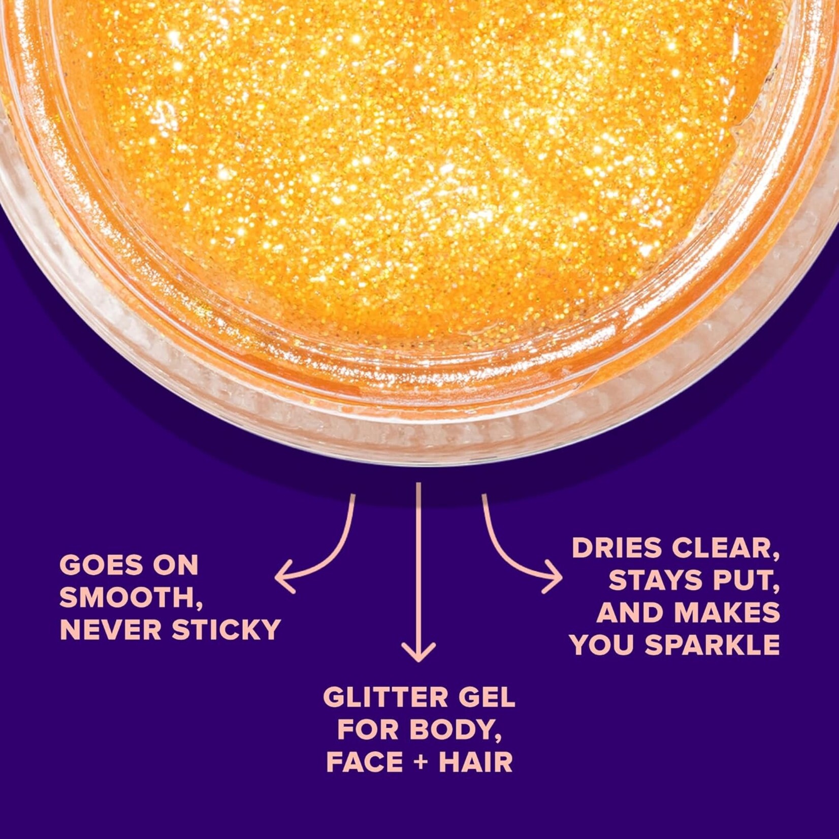 Unicorn Snot Original Glitter Body Gel- Fire (Orange)