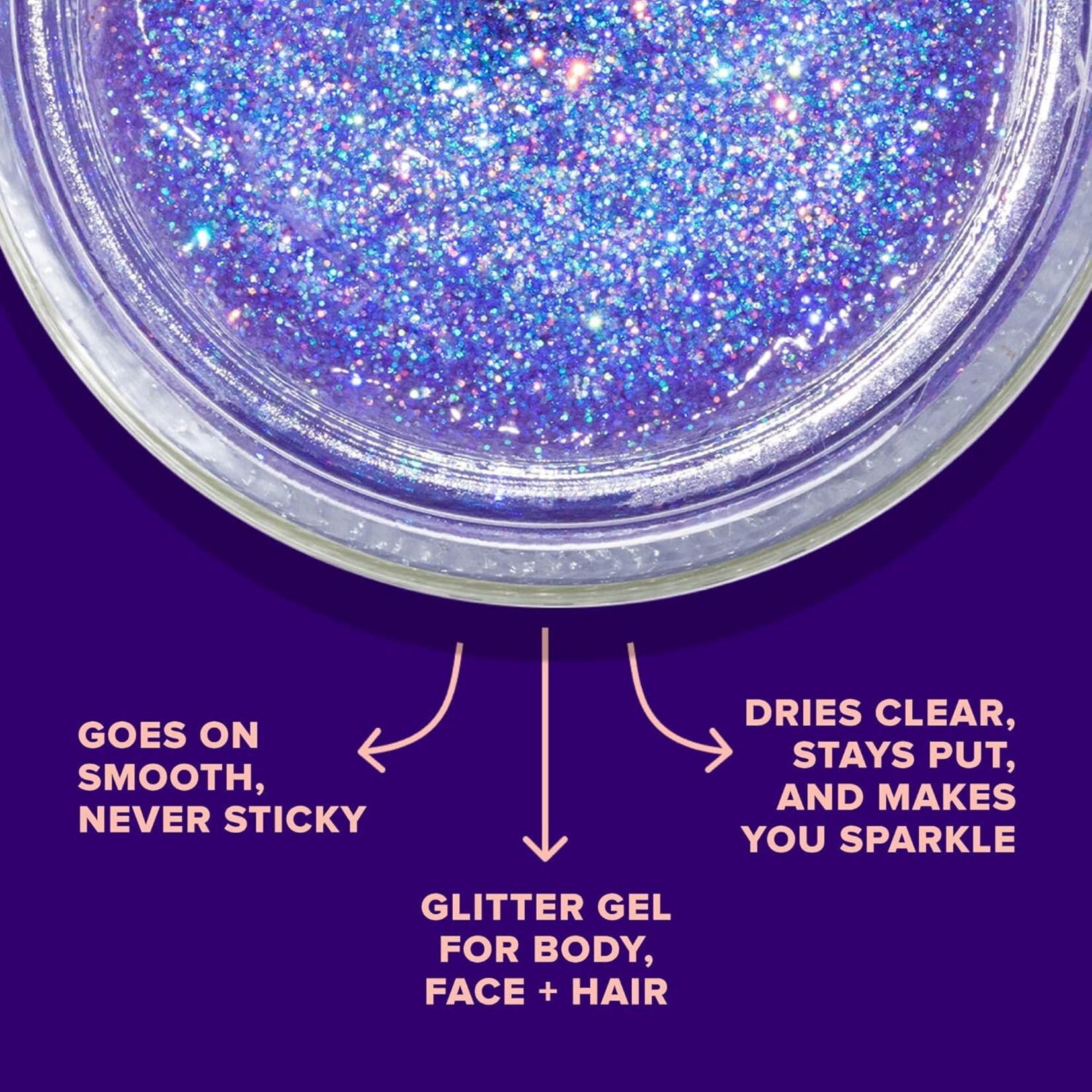Unicorn Snot Original Glitter Body Gel- Ultraviolet (Purple)