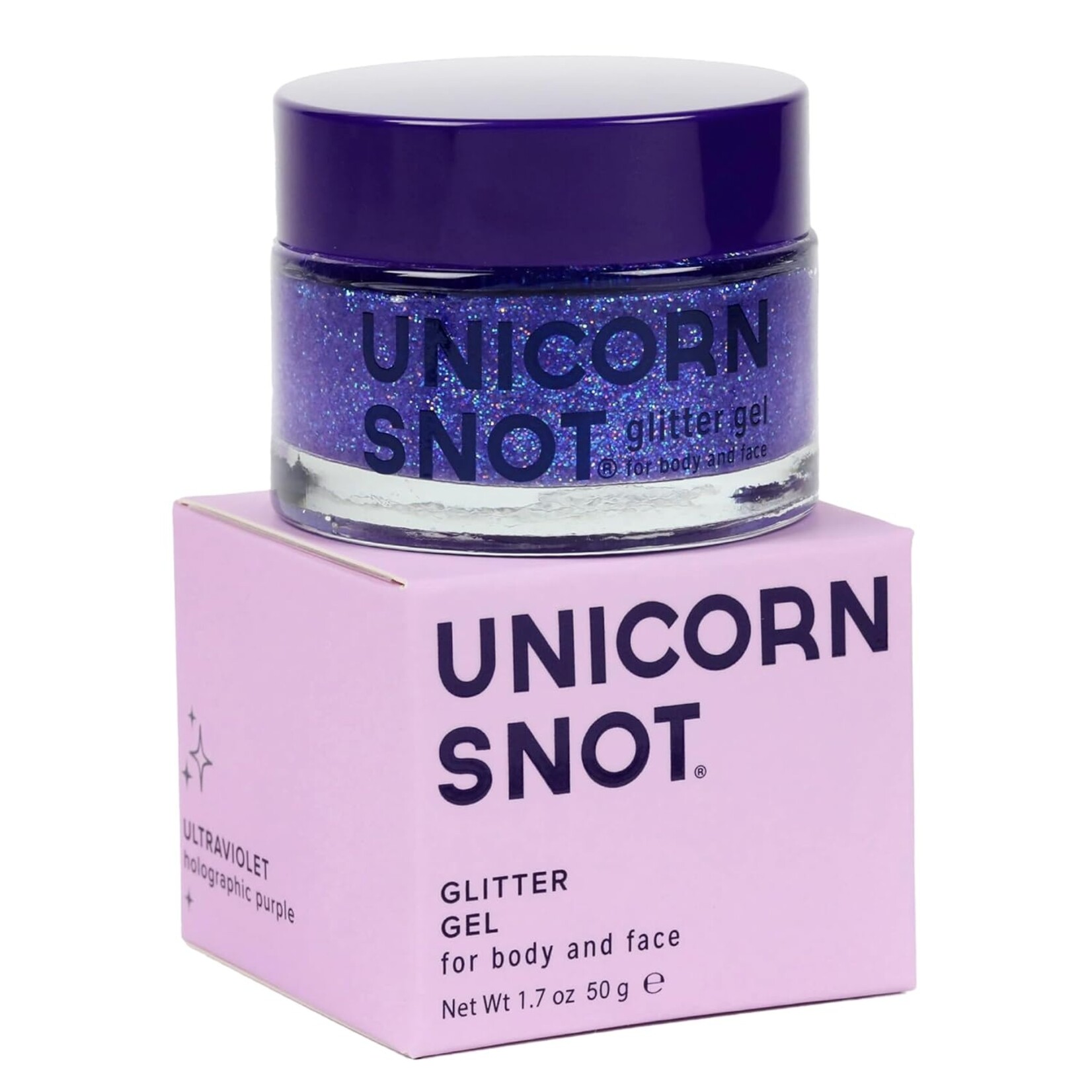 Unicorn Snot Original Glitter Body Gel- Ultraviolet (Purple)