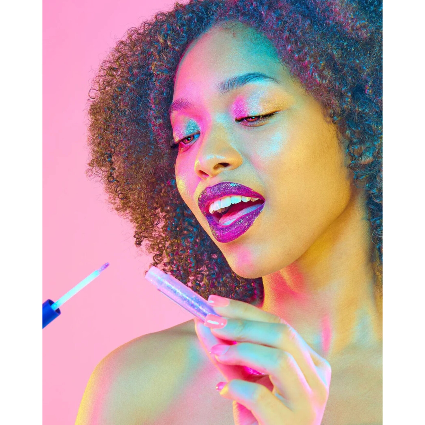 Unicorn Snot Quiet Riot Glitter Lip Duo- Astro (Purple)