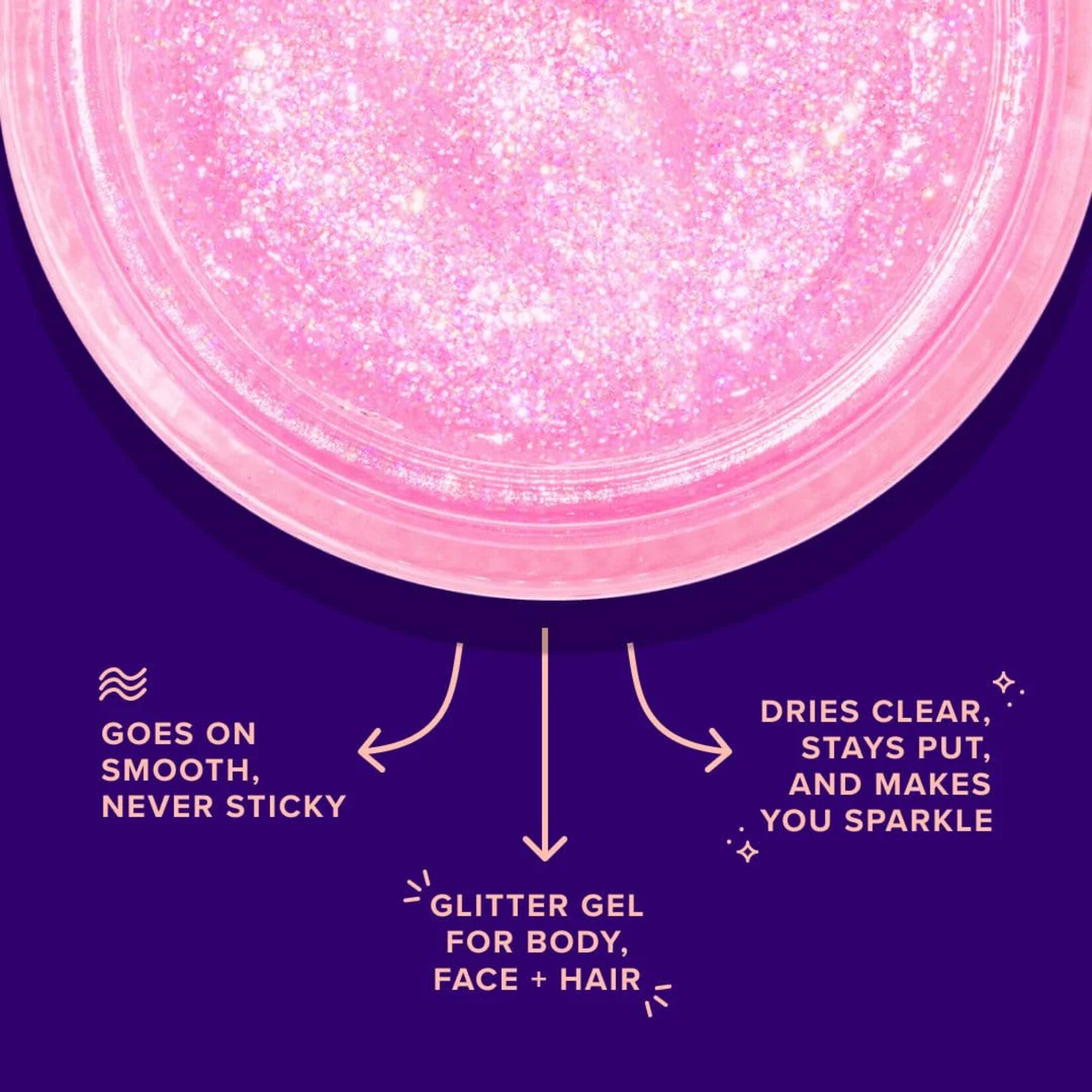 Unicorn Snot Original Glitter Body Gel- Flamingo (Pink)
