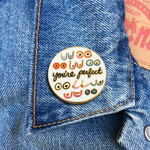 You're Perrfect Boobs Pin