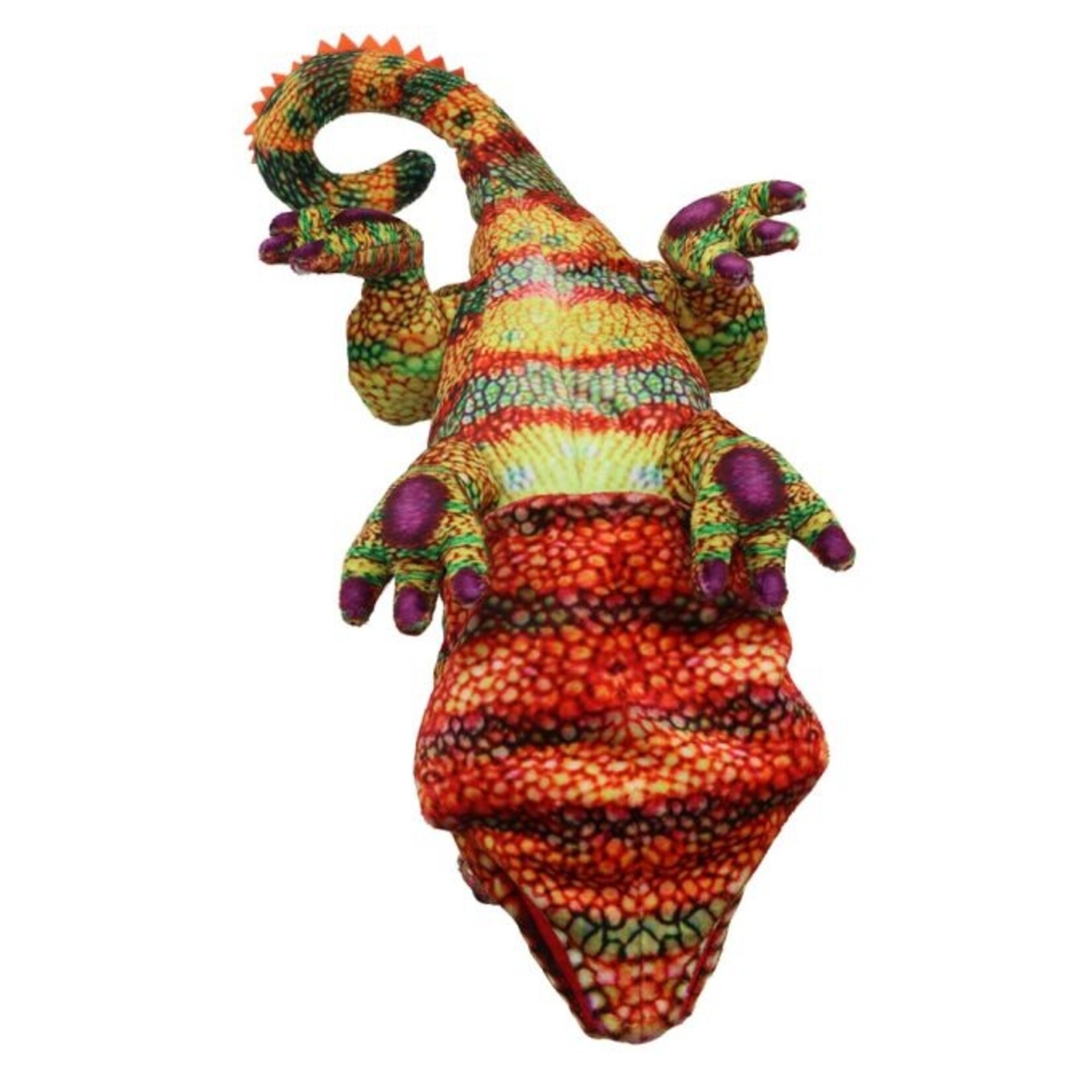 The Puppet Company Large Chameleon Hand Puppet- Orange