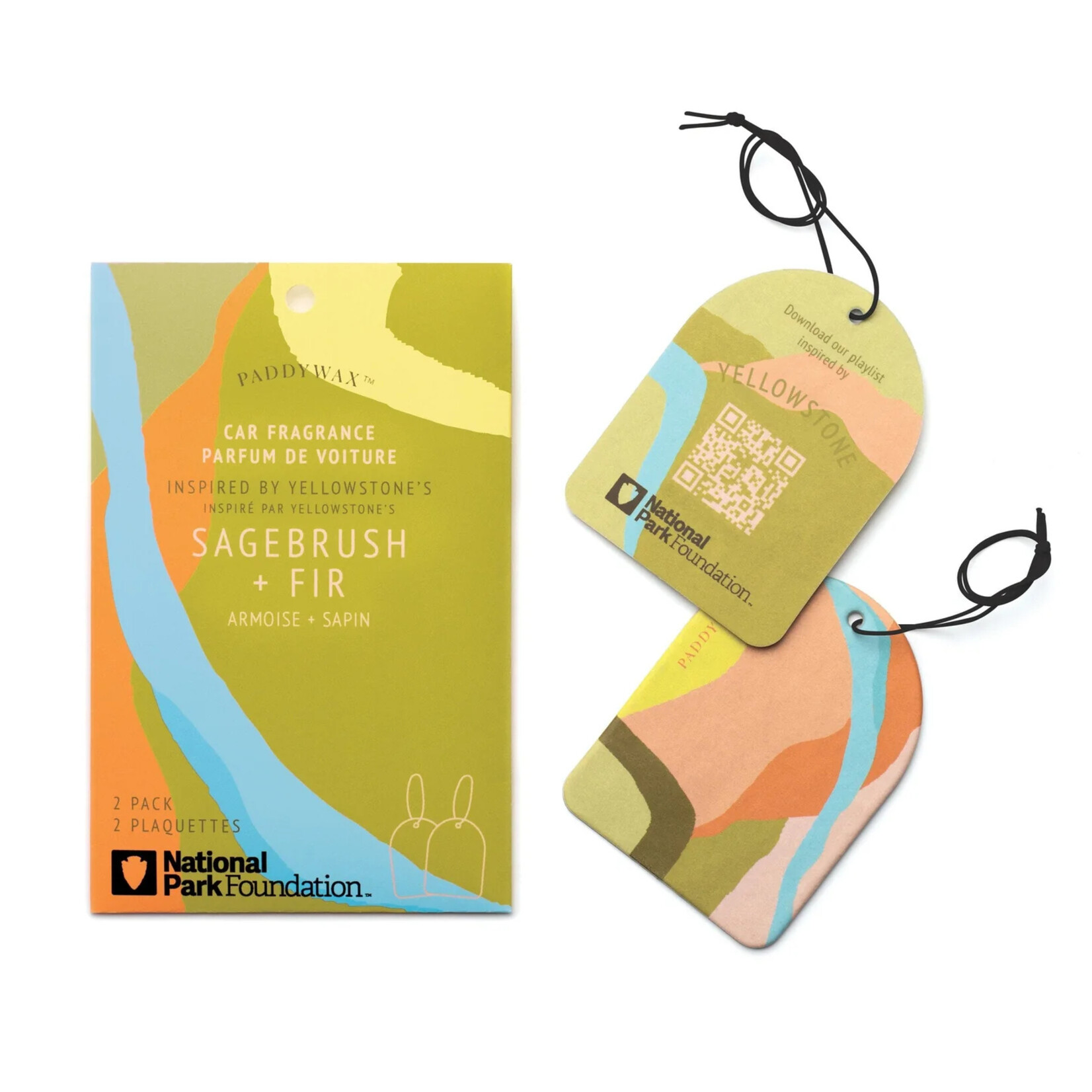 Paddywax Car Fragrance- Parks Yellowstone