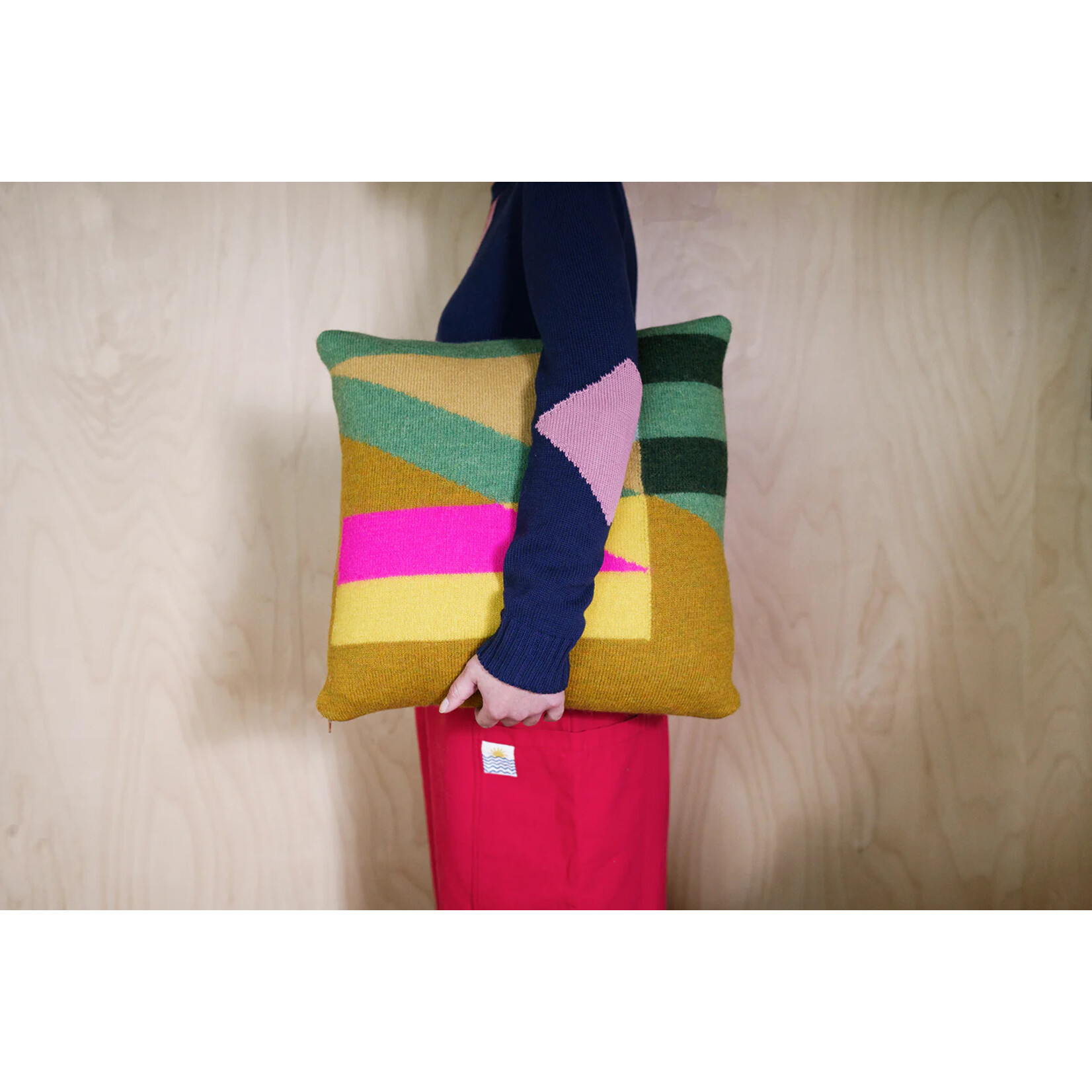 Donna Wilson Tilt Cushion- Green