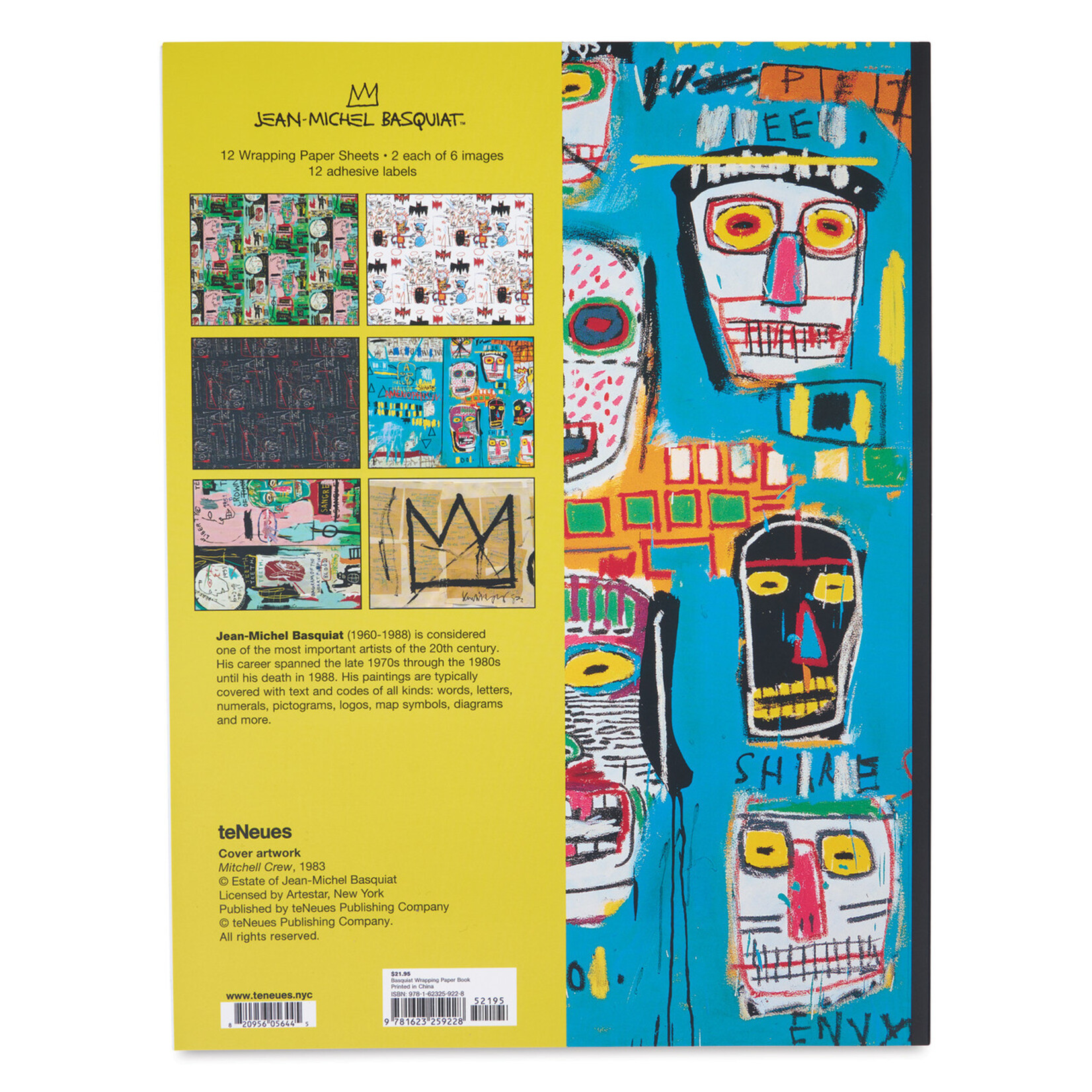 Ingram Publisher Services Basquiat Gift Wrap Book
