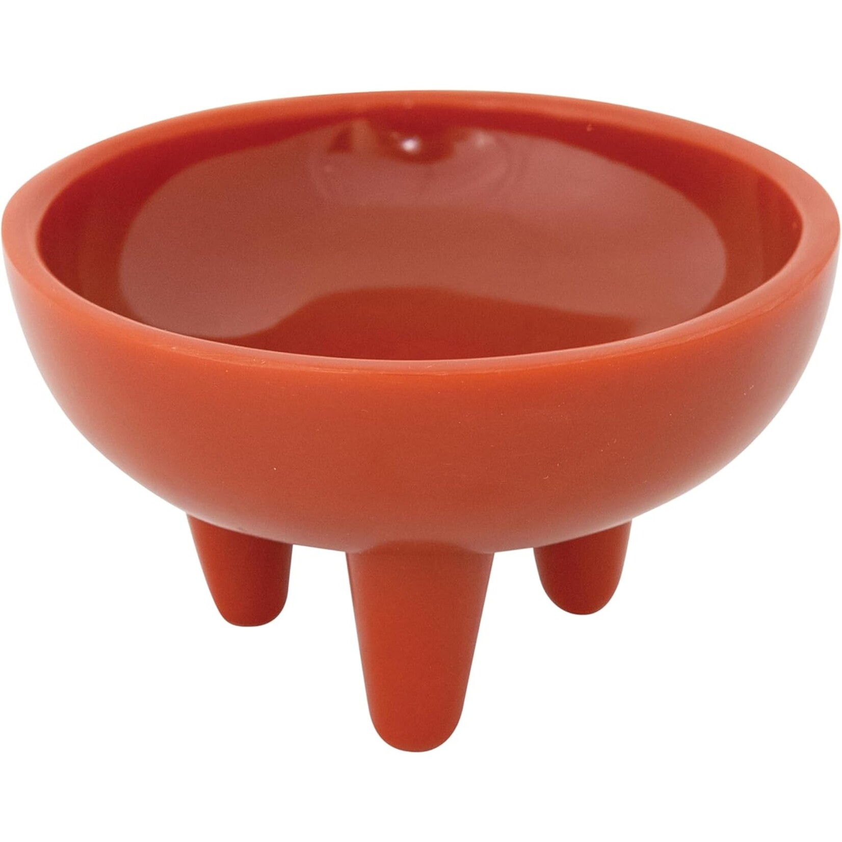 Resin Footed Bowl- Red