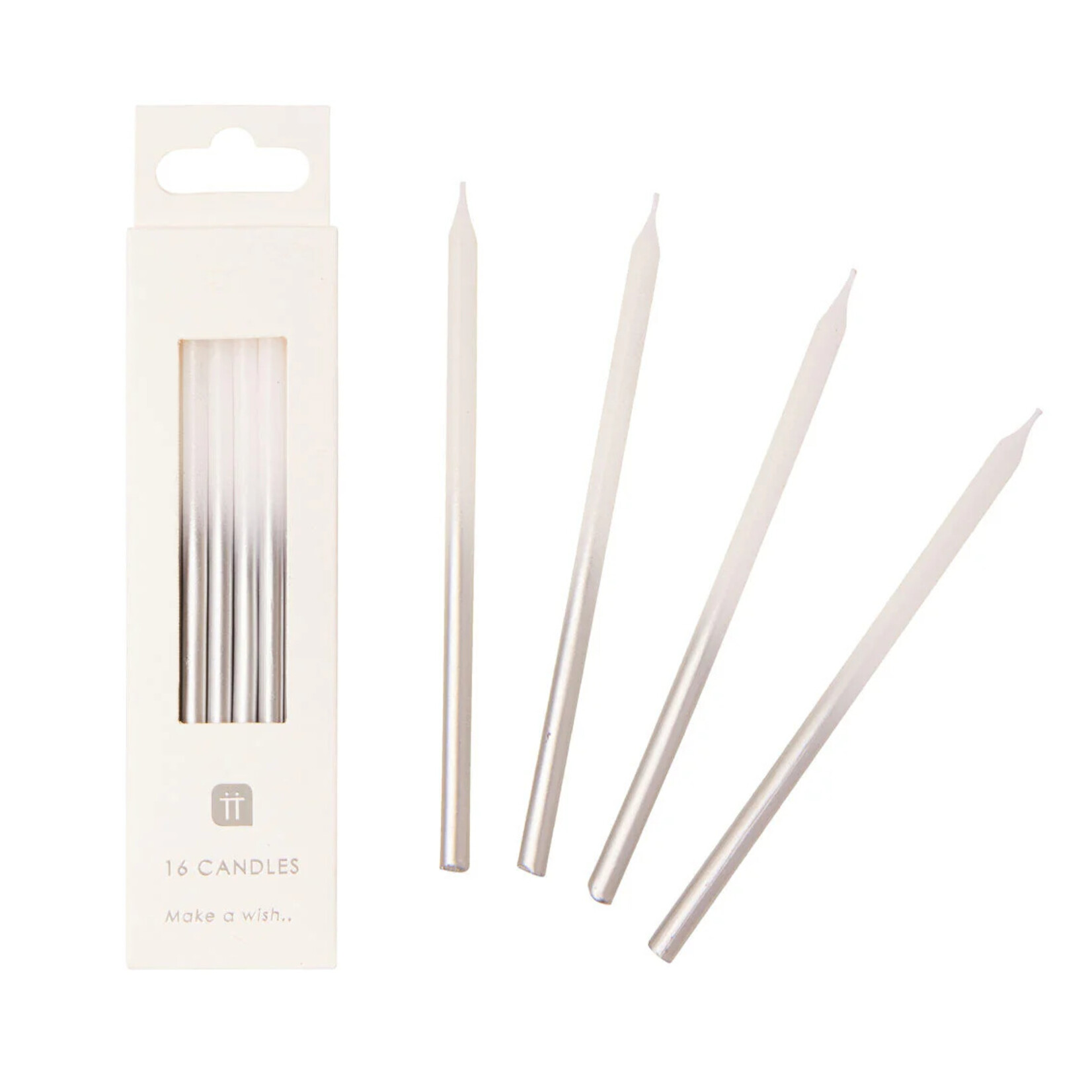 Luxe Silver Ombre Candles