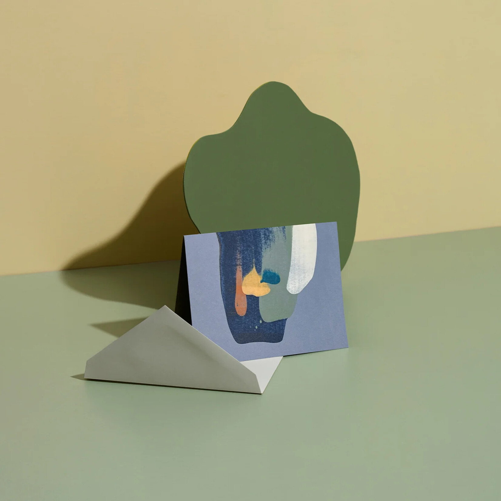 Moglea Hand Painted Shadow Boxed Card Set