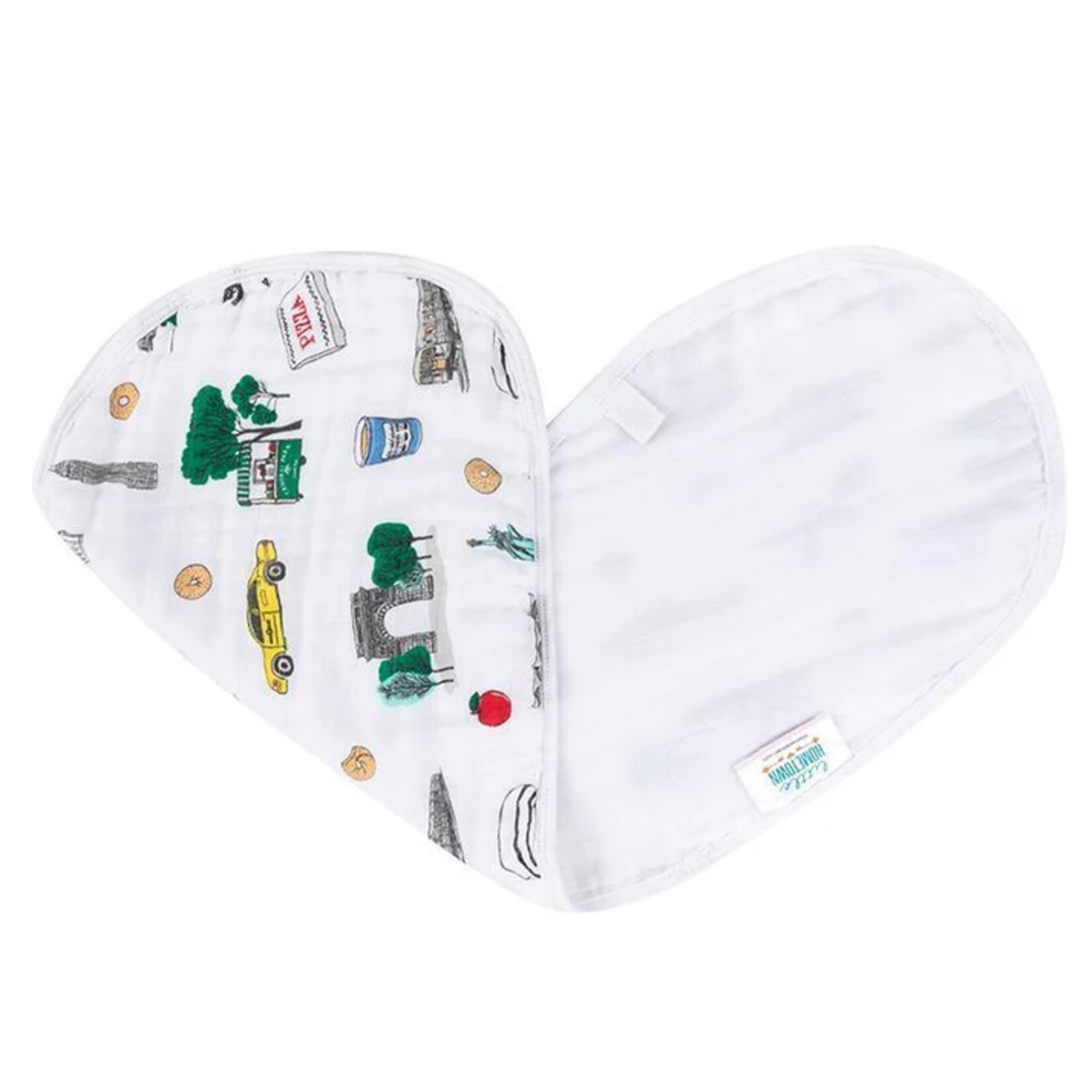 Little Hometown New York City Burp Bib Combo