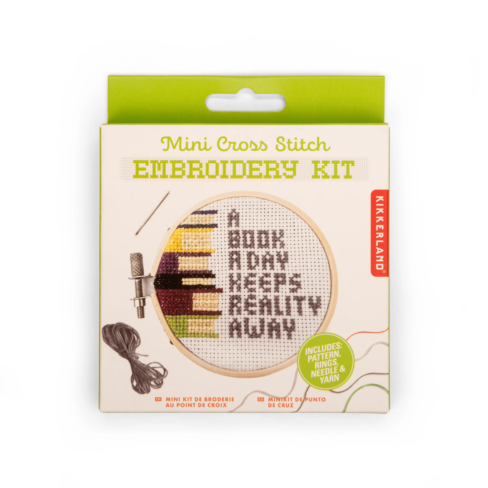Mini Cross Stitch Embroidery Kit A Book a Day