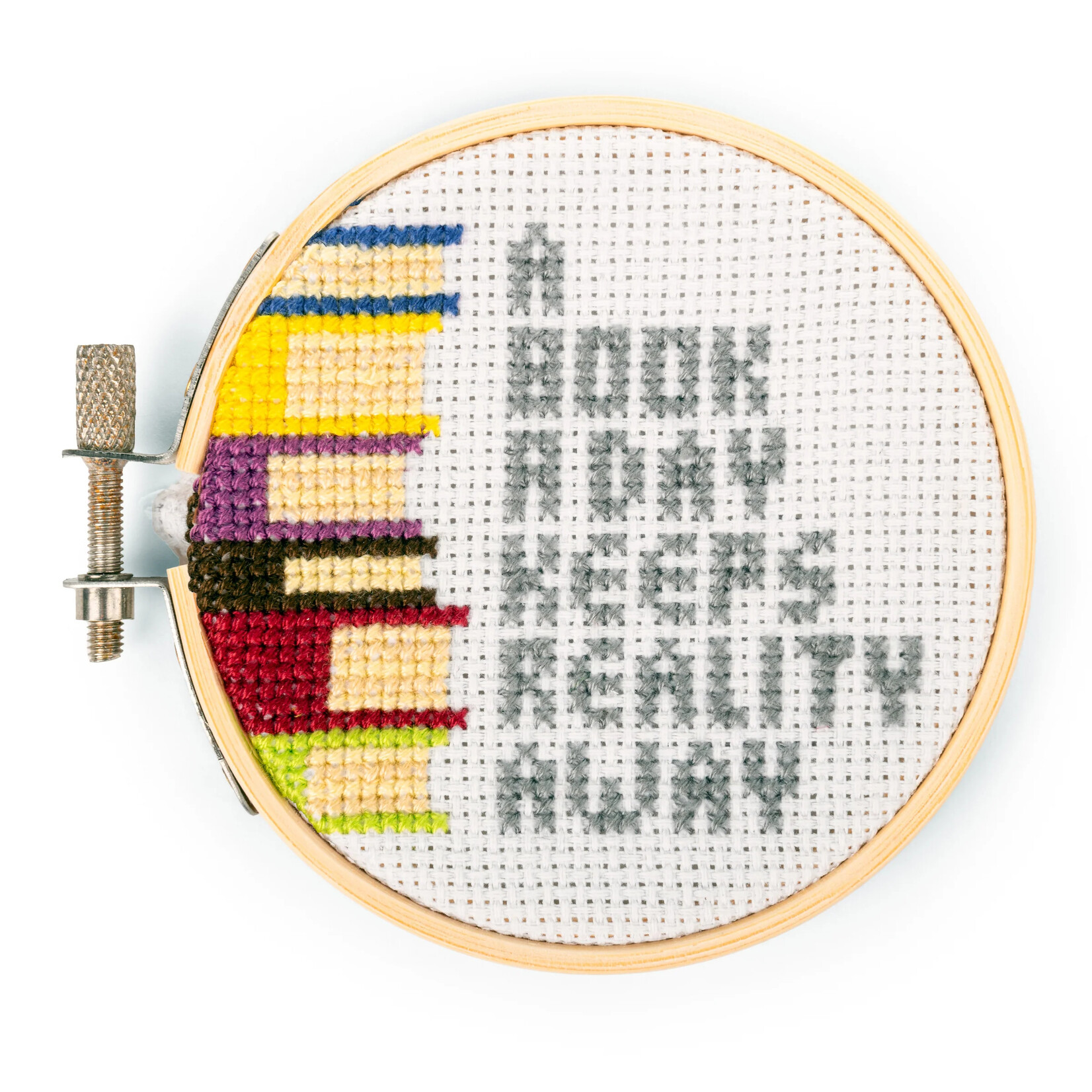 Mini Cross Stitch Embroidery Kit A Book a Day