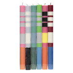 British Colour Standard Candle Multicolor Taper SET OF 6