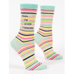 Blue Q Shhh..I’m Overthinking Crew Socks
