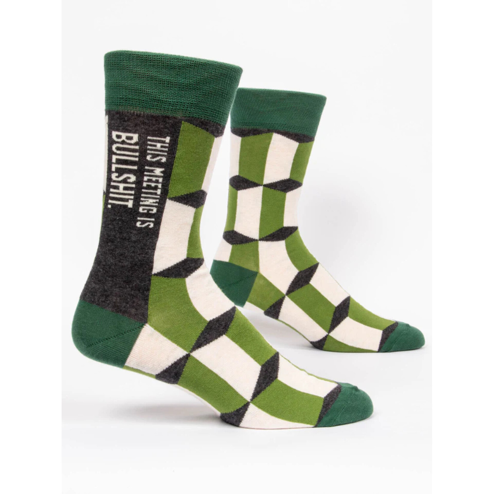 Blue Q Meeting Is Bullshit Men’s Socks