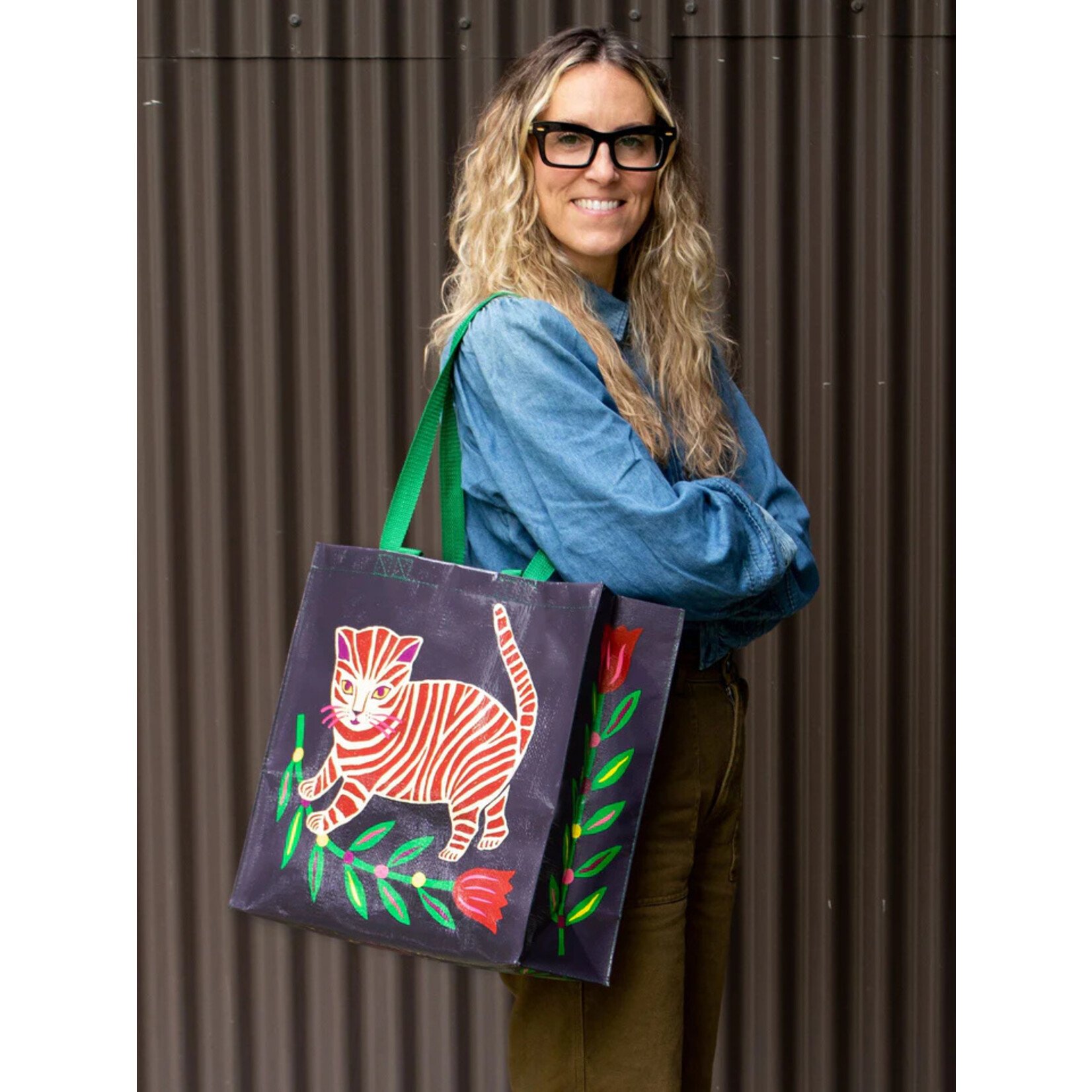 Blue Q Tiger Kitten Shopper Tote