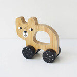 Wee Gallery Push Toy- Bear