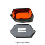 Puebco Wired Pouch- Small Light Gray and Orange
