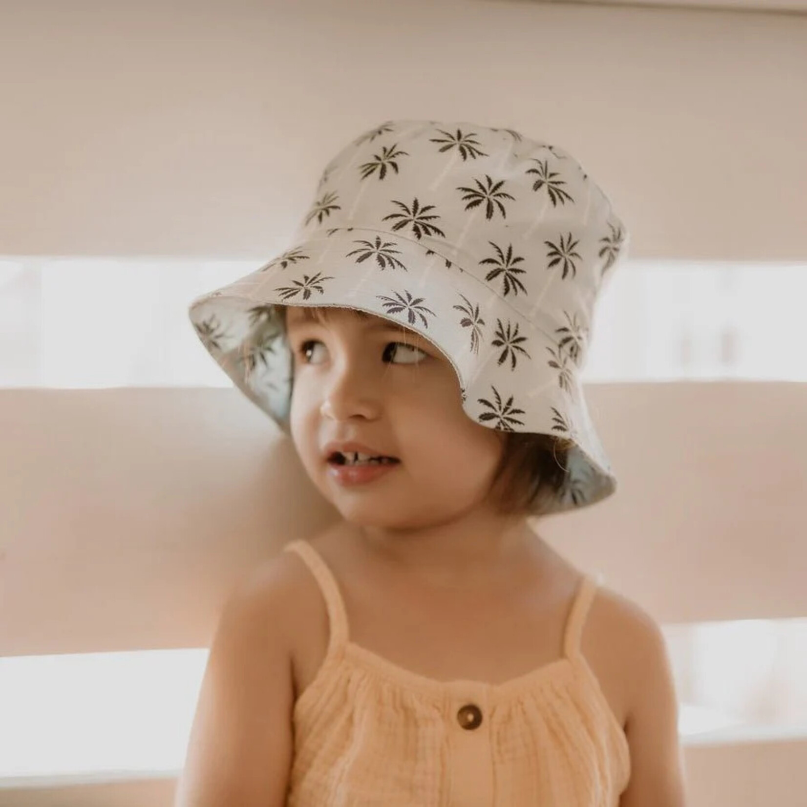 Huggalugs Toddler Bucket Hat- Palm Trees 2-4 Years