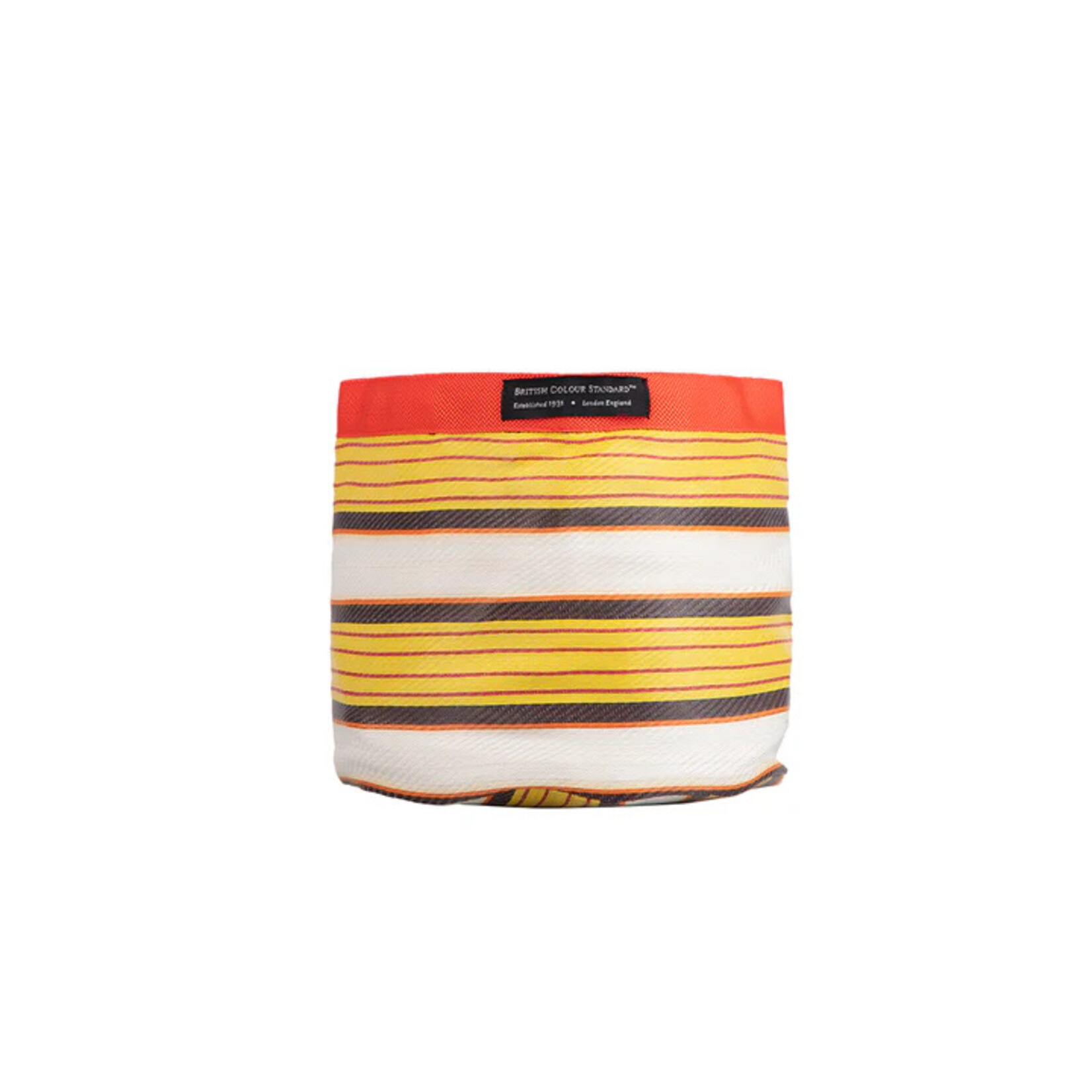 British Colour Standard Small Plant Pot Holder Recycled- Tuscan Yellow