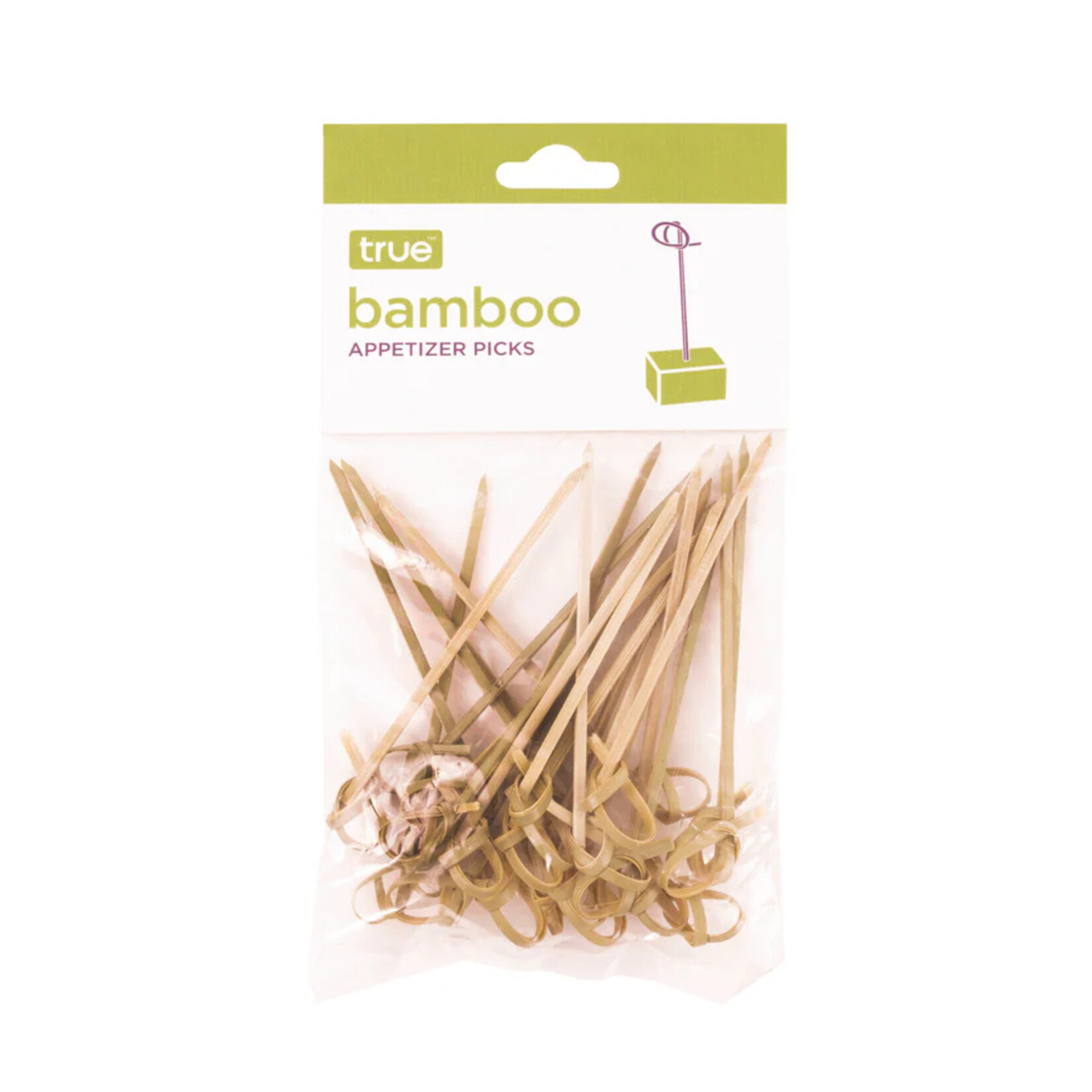 TRUE Brands Disposable Bamboo Appetizer Picks