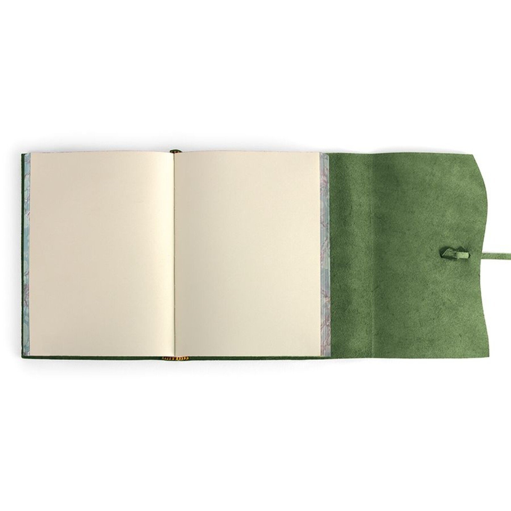 Cavallini Papers Journal Roma Lussa Green Leather
