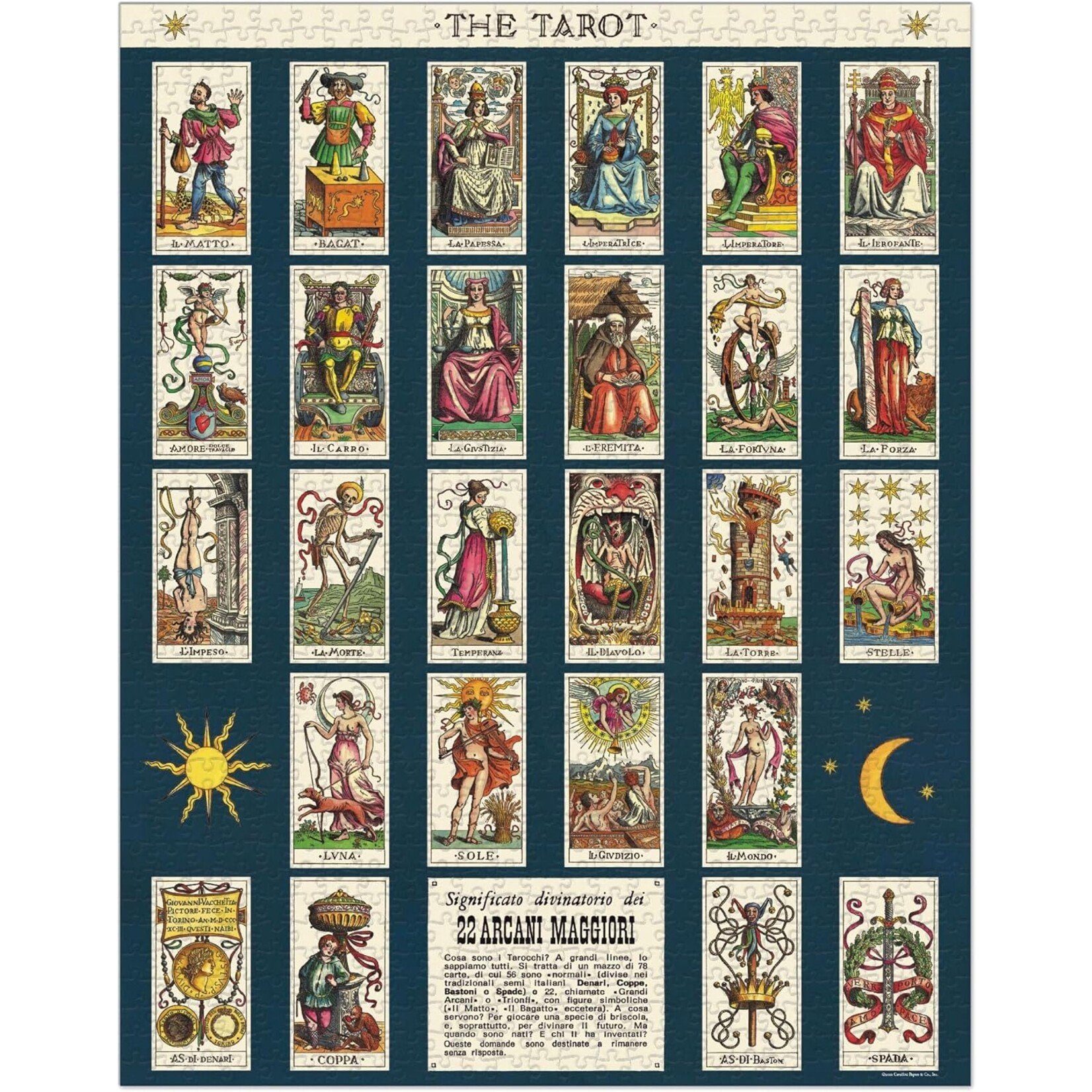 Cavallini Papers Tarot 1000 pc Puzzle