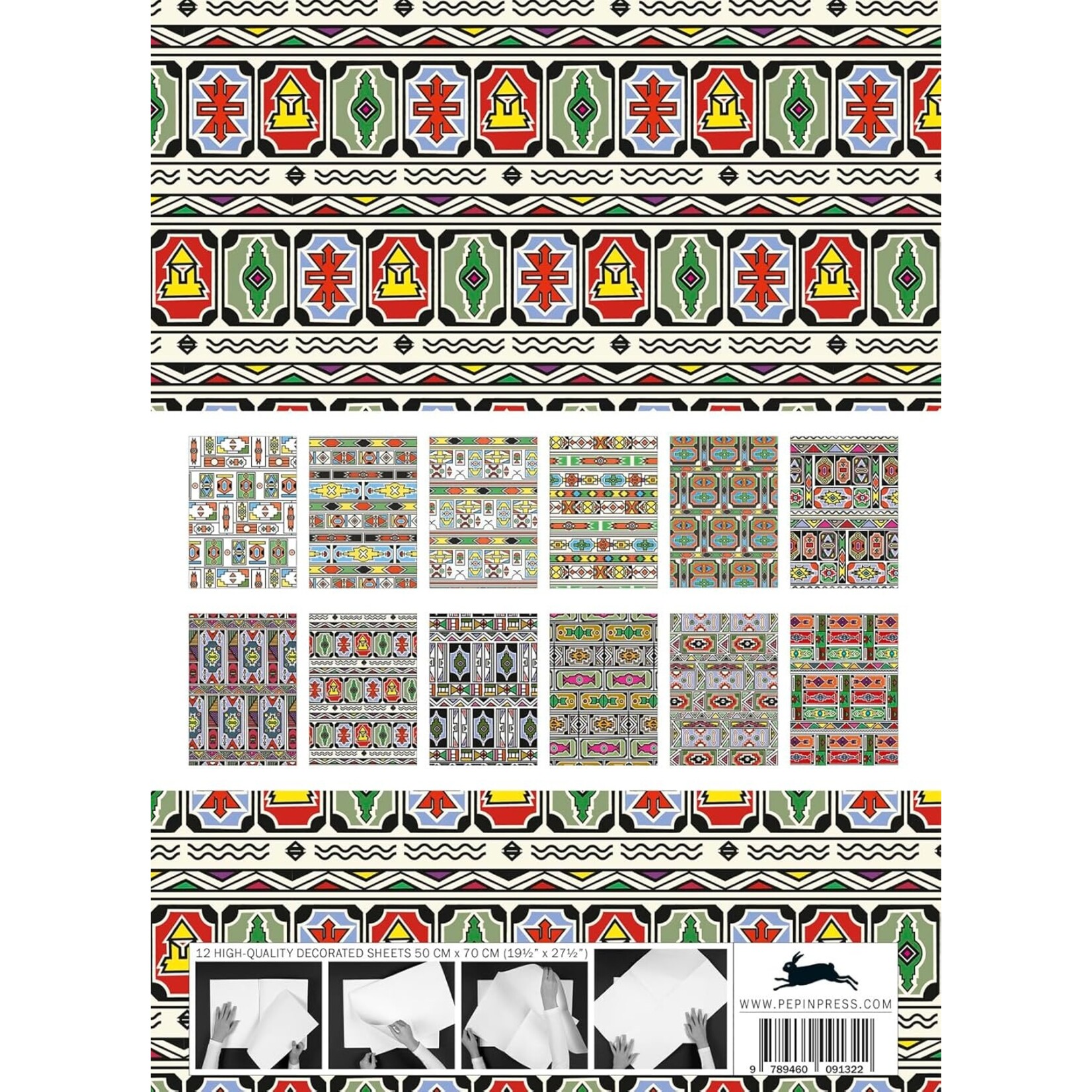 Pepin Press Ndebele Gift & Creative Paper Book Vol. 110
