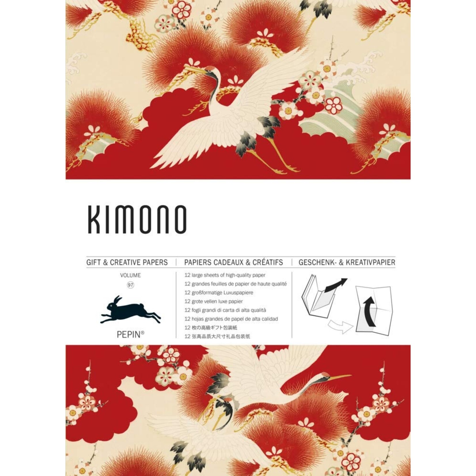 Pepin Press Kimono Gift & Creative Paper Book Vol. 97