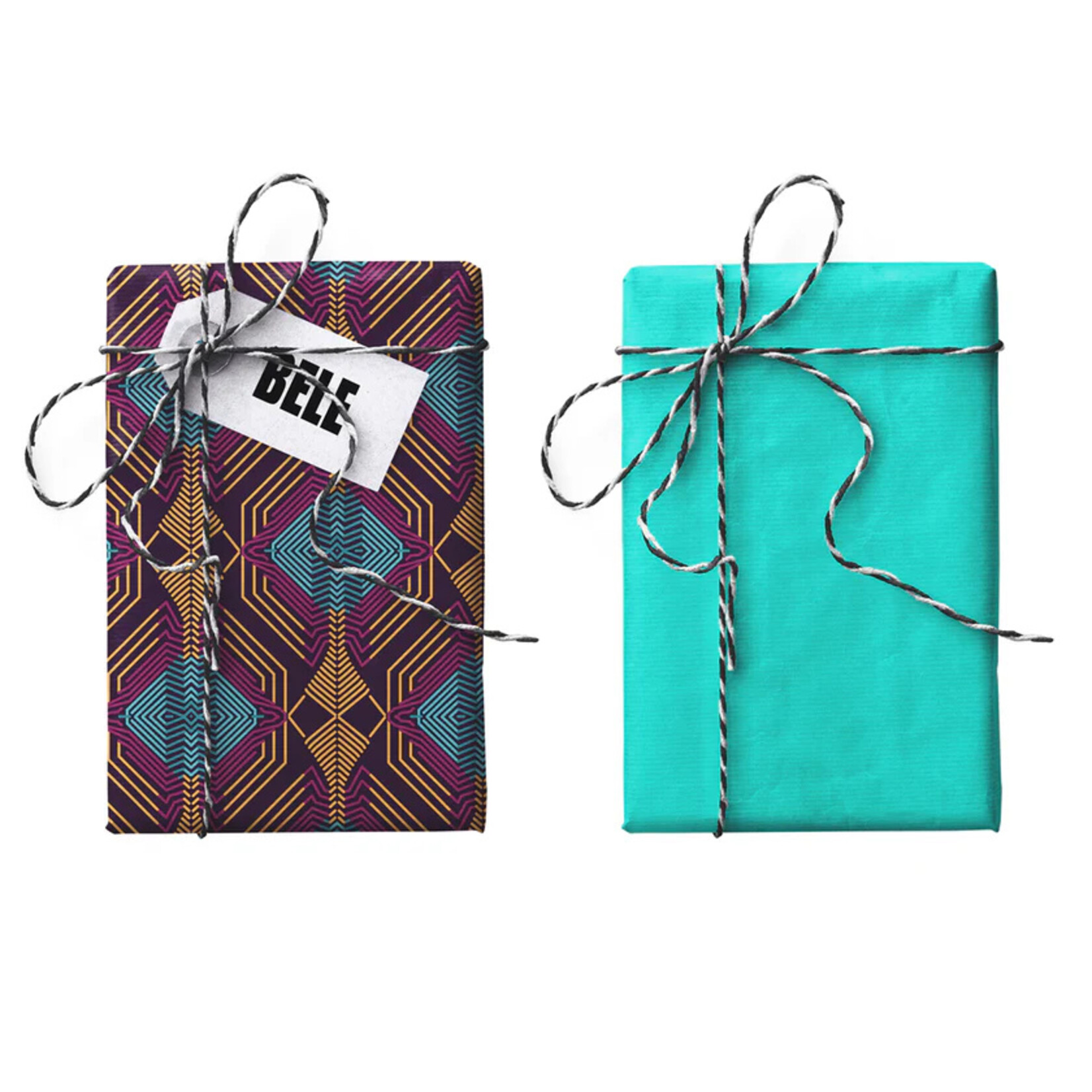 Bele Double Sided Wrapping Paper
