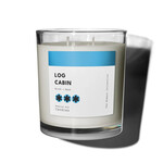 Regular Ass Candles Log Cabin Candle