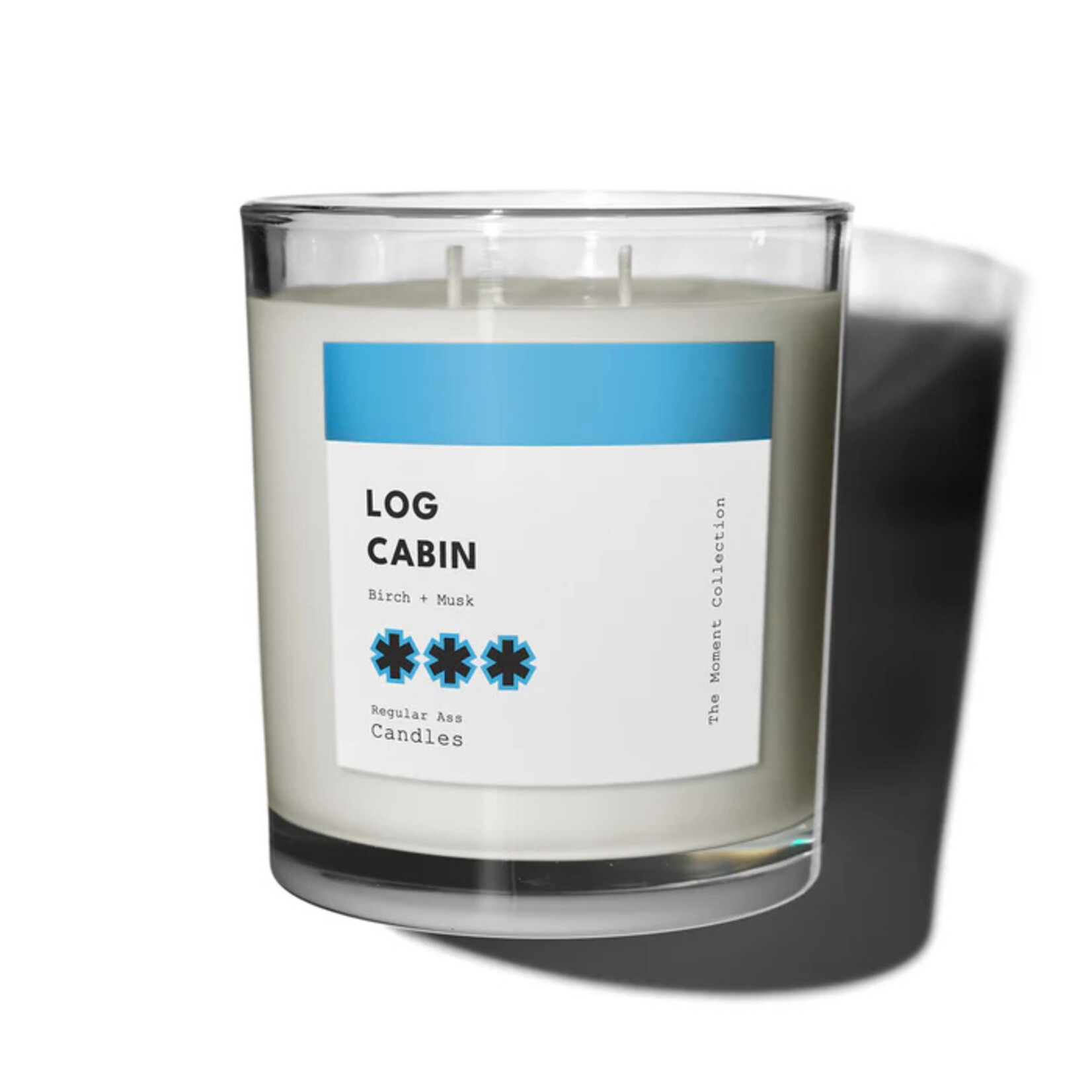 Regular Ass Candles Log Cabin Candle