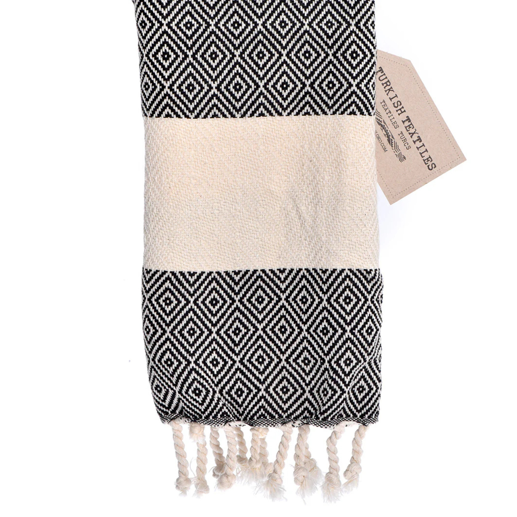 Buck Naked Carbon Diamond Turkish Cotton Hand Towel