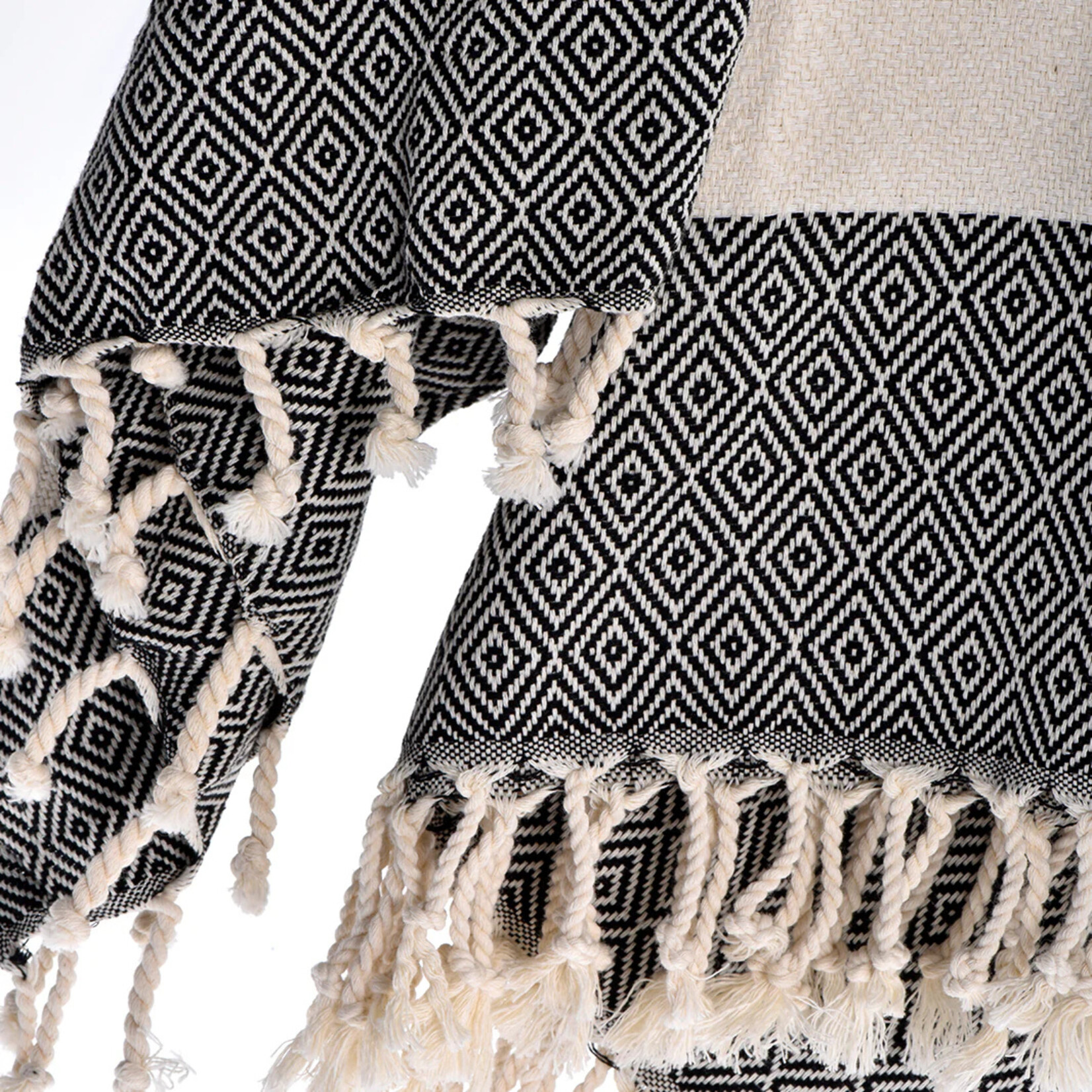 Buck Naked Carbon Diamond Turkish Cotton Hand Towel
