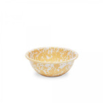 Crow Canyon Home CCH Splatter Enamel Cereal Bowl- Yellow Splatter