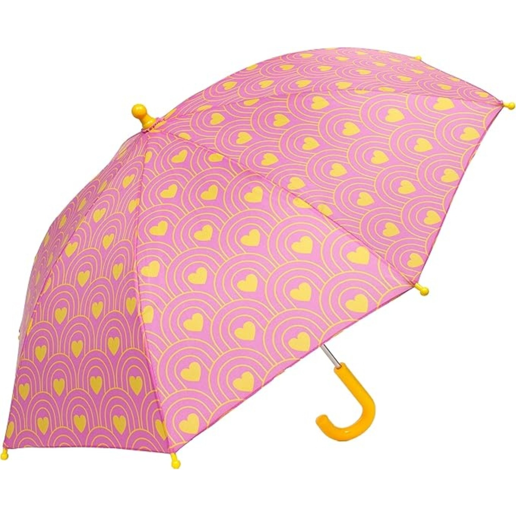 Shedrain Kids Stick Umbrella - Heart Deco