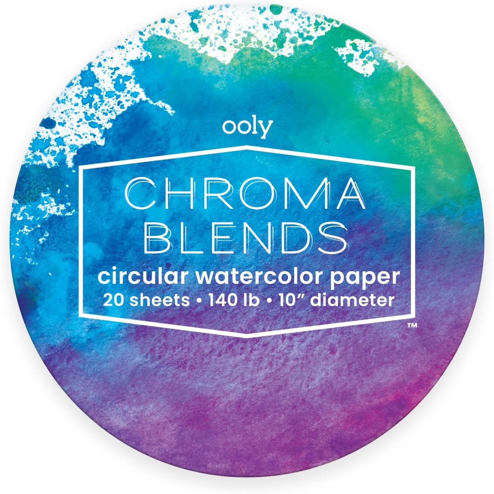 OOLY Chroma Blends Circular Watercolor Paper Pad