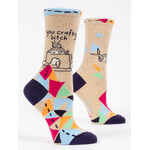 Blue Q You Crafty Bitch Crew Socks