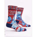 Blue Q Crazy Cat Dude Men's Socks