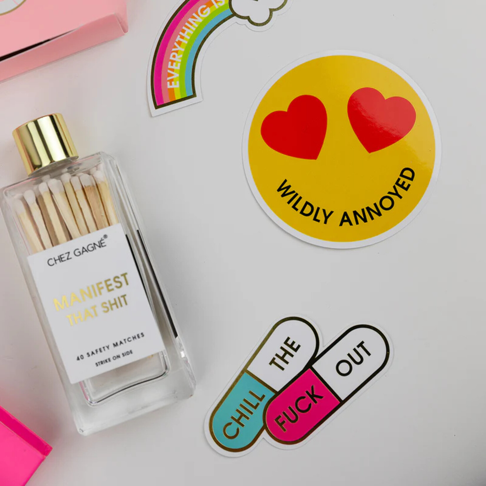 Chez Gagne Manifest That Shit- White Matches