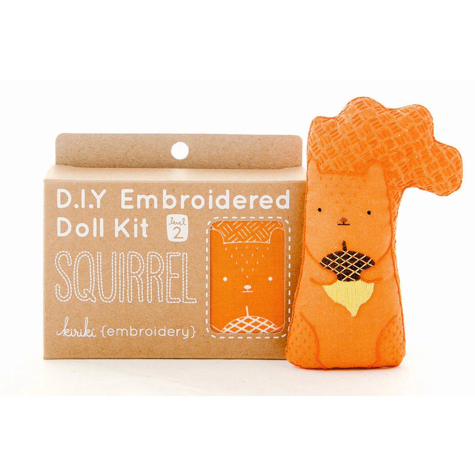 Kiriki Press Embroidery Kit- Squirrel
