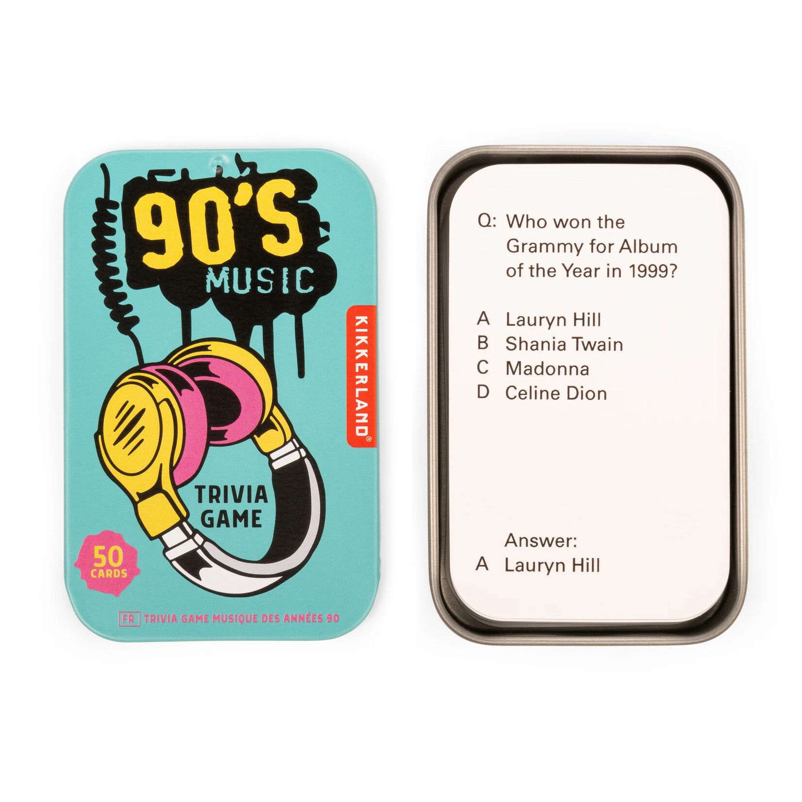 90's Music Trivia Tin