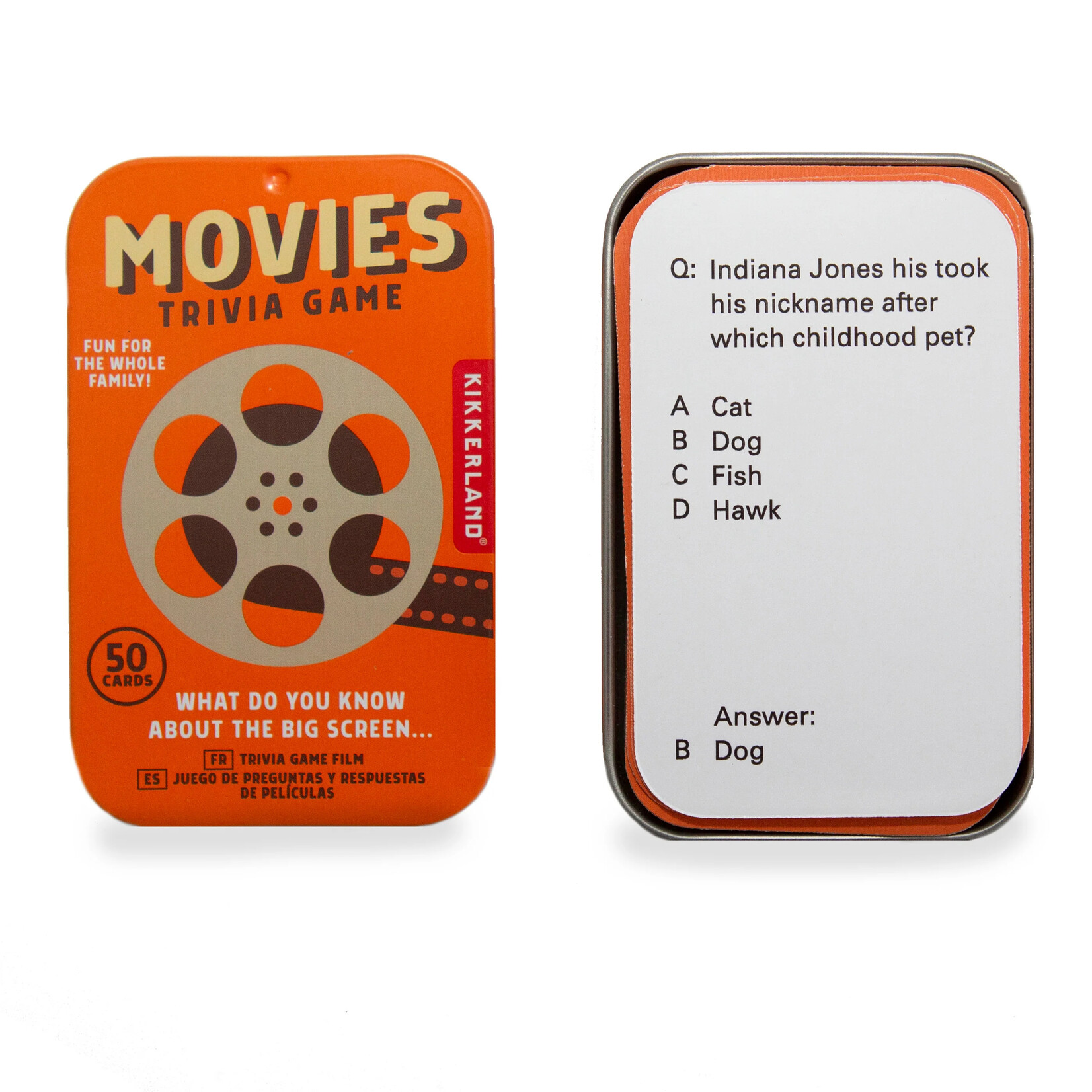 Movies Trivia Game Tin
